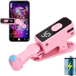 Raisetip Portable Auto Clicker for iPhone iPad Android Builtin Battery with Strong Battery Life HandsFree Silent Operation Handy, Auto Tapper for Tiktok Live，Gaming,Likes & Reward Tasks (Pink)