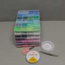 Ilootm Friendship Bracelet Kit, 16800pcs, 96 Colors Polymer Clay Beads & 24 Colors Glass Seed Beads, 400 Letters BeadsBracelet Making Kit for DIY Jewelry Making&Friendship Bracelet Making