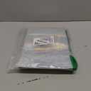 Funfery 6.3x9.4in Smell Proof Holographic Resealable Bags,Mylar Foil Bags with Zipper,Iridescent Party Favor Bag for Goodies,Candy,Treat,Clear Packaging Bag for Food Storage,Business Supplies-50pcs