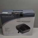 MOUNTRAX Foot Massager Machine with Heat, Foot Massager for Plantar Fasciitis, Neuropathy Pain, Shiatsu Foot Massager with Remote, Fits Feet Up to Men Size 12 (Black)