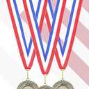 37 Pcs Gold Medals Bulk Volleyball Football Basketball Soccer Baseball Archery Dink Ball Cheer Track Bowling Awards Medals with Ribbons for Sports Participation Winner Gift