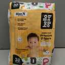 Hello Bello Premium Baby Diapers Size Newborn, 32 Count of Disposable, Extra-Absorbent, Hypoallergenic Baby Diapers with Snug and Comfort Fit, Alphabet Soup