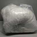 Cooling Side Sleeper Pillow for Neck and Shoulder Pain, Luxury Shredded Memory Foam Curved Bed Pillows for Sleeping Set of 1- Adjustable Queen Size- Washable Cover,  Crescent White