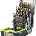 IRWIN Drill Bit Set, M35 Cobalt Alloy Steel Steel, 29-Piece (3018002)