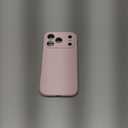 Ktele Magnetic for iPhone 17 Pro Case [Compatible with Magsafe] [Premium Silicone Satin-Smooth Touch] Slim Shockproof Anti-Scratch Microfiber Lining Case, 6.3 inch, Chalk Pink