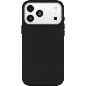 OtterBox iPhone 17 Pro Max Symmetry Series Cactus Leather Case - Noir Ash - Black