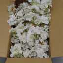 Giegxin 18 Pcs Artificial Cherry Blossom, 41" Faux Cherry Branches Spring Decor Indoor Silk Fake Flowers Long Stems for Tall Vase Table Home Wedding Business Spaces Decor(White)