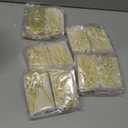 Barydat 50 Pcs Metal Christmas Photo Frame Ornaments Bulk 2 x 3 Inch Heavy Duty Reusable Small Frame Decorations for Xmas Tree Home Indoor Outdoor Decor Gifts (Vertical, Gold)