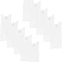 Hanes Boys Tank Cotton Undershirt, EcoSmart, 10 Pack, White (Medium)