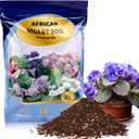 African Violet Potting Soil Mix 2qt, Pre-Mixed Acid Soil Ideal for African Violets to Ensure Optimal Nutrient Uptake and Vibrant Blooms