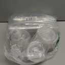 Ginkgo 100 Pack 12 oz Plastic Coffee Cups with Lids and Straws, Disposable Clear To Go Iced Coffee Cups for Milkshakes and Cold Beverages  Coffee Bar Essentials for Home and Shops