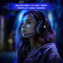 Gaming Headset Wireless 2.4GHz for PS5, PS4 Fortnite/Call of Duty/FPS Gamers, PC, Switch, Bluetooth 5.3 Gaming Headphones with ENC Microphone, Surround Sound, 40+H Battery (Black)