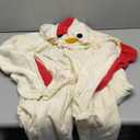 Funziez! Slim Fit Adult Onesie - Animal Halloween Costume - Plush Unisex One Piece Cosplay Suit for Women and Men, Yellow Large