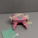 Nooydio Neck Massager, Neck and Back Massager with Heat & 4D Kneading, Shiatsu Deep Tissue Wireless Massager for Shoulder Cervical Pain Relief, Portable Rechargeable for Home Office (Pink)