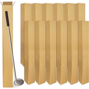 12 Pcs 4 x 4 x 40 Inch Golf Club Shipping Boxes Bulk Tall Corrugated Boxes Thickened Strong Long Packaging Storage Box for Shipping Moving Home and Business 12 Pcs 4 x 4 x 40 Inch Golf Club Shipping Boxes Bulk Tall Corrugated Boxes Thickened Strong Long Packaging Storage Box for Shipping Moving Home and Business