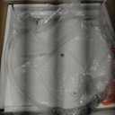 TUTOTAK Tall Round Side Table, Small End Table, Set of 2, Beside Table, Drink Table, Pedestal Side Table, livingroom, White TB01BW0652