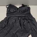 Charmo Plus Size Swimsuit for Women Swim Dress Scalloped One Piece Tummy Control Bathing Suit Ruched Swim Suits 2026 (1X, Black)