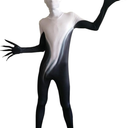 Spooktacular Creations Scary Shadow Demon Costume, Deluxe Kids Halloween Costume Set for Halloween Dress up Party, Size M (8-10 YRS)