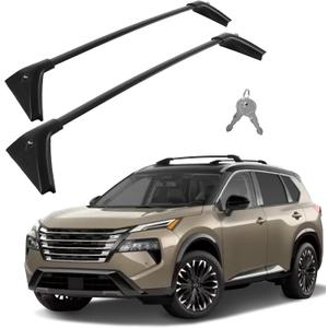 260LBS Heavy Duty Roof Rack Cross Bars for 2021-2025 Rogue SV SL Platinum, Lockable Aluminum Cross Bars Rooftop Luggage Kayaks Bicycles Snowboard Canoe Carrier