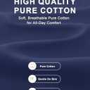 Cotrasen Men's Long Sleeve Shirts Cotton Crew Neck Pocket T Shirts Moisture Wicking Soft Comfort Casual Tee Shirts (M)