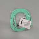 Dogline Biothane Waterproof Dog Leash Strong Coated Nylon Webbing with Black Hardware Odor-Proof Easy to Clean High Performance for Small or Large Dogs Made in USA 4 or 6 ft Lead