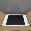 Masupu Nightstand,Mid-Century Modern Bedside Table with 2 Storage Drawer,Small Gold Frame Side End Table for Bedroom,Living Room, Black