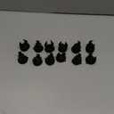 Pawfly 12 Pack Aquarium Heater Suction Cups Suckers with 0.95 Inch Clips Black Standard Heating Rod Holders Clamps for Fish Tanks (Not for Airline Tubing), 1.3 Inch