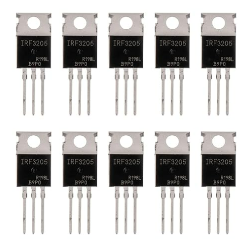 BOJACK IRF3205 MOSFET Transistors 110A 55V N-Channel Power MOSFET TO-220AB (Pack of 10)