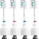 Replacement Toothbrush Heads Compatible with Philips Sonicare E-SeriesReplacement Heads Fit Sonicare E-Series Essence Xtreme Elite Advance and CleanCare Screw-on Electric Toothbrush, BN728, 4 Pack