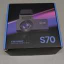 Dash Cam Front and Rear, 2.5K Dual Dash Camera for Cars, Car Camera with 3.16" IPS Screen, 170 Wide Angle, WDR Night Vision, G-Sensor, 24H Parking Monitor, 32GB Card Included, Support 256 GB Max (Black)