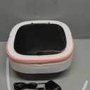 Portable Washing Machine, Mini 16L Foldable Washer and Dryer with 3 Modes Deep Cleaning, Upgraded Small Collapsible Laundry for Hotel, Apartment, Home and Travel - Pink