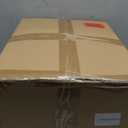 Dog Car Seat for Small & Medium Dogs, Detachable & Washable Booster Seat for Pets Up to 36lbs, Travel Bed with Storage Pockets and Safety Belt-Black/Grey