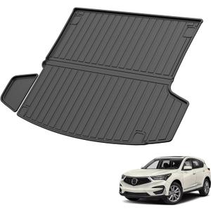 RDX 2019-2024 2025 Cargo Liner - Custom Fit Trunk Mats for Acura RDX 2019-2025 Cargo Mat - All Weather Cargo Tray TPE Rubber Floor Mat
