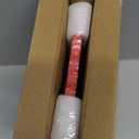 5x7 Wavy Picture Frame with Mat for 4x6, Real Glass and Wooden Frame - Tabletop or Wall Hanging Photo Frame(1 Pack, Red)