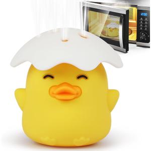 NEW Microwave Steam Cleaner, Duck Microwave Cleaner, Just Add Vinegar and Water, Cut Cleaning Time by Half, Kitchen Gifts Accessories Gadgets (Yellow)