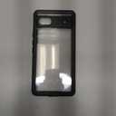 Lanhiem for Google Pixel 6a Case, IP68 Waterproof Dustproof with Built-in Screen Protector, Heavy Duty Full Body Protective Phone Case for Pixel 6a, Black/Clear