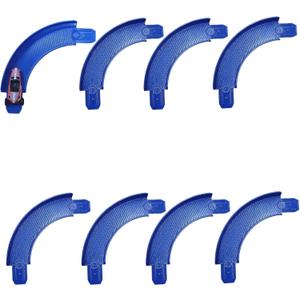 Track Connectors Pieces Compatible with Hot Wheels,90 Degree,Size L,8 Packs (X)