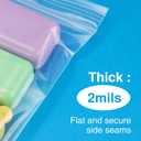 Plastic Bags, 1200pcs 4 x 6 inch 2 mil Thick, Zip Bag, Clear Jewelry Bags, Baggies with Resealable Zip Bag for Small Business, Daily Vitamin, Jewelry, Candy