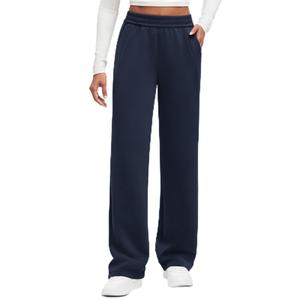 G4Free Smoofit Modal Soft Wide Leg Sweatpants for Women High Waisted Casual Lounge Travel Pants with Pockets, L