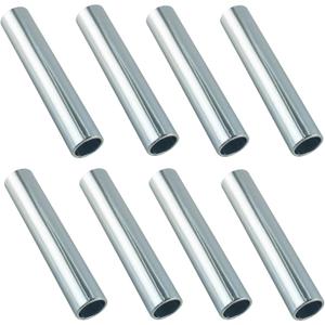 332 Steel Wheel Bushing, 1/2" ID x 5/8" OD x 3-1/4" Height, Universal Fit for Lawn Mower Wheels (8 Pack)