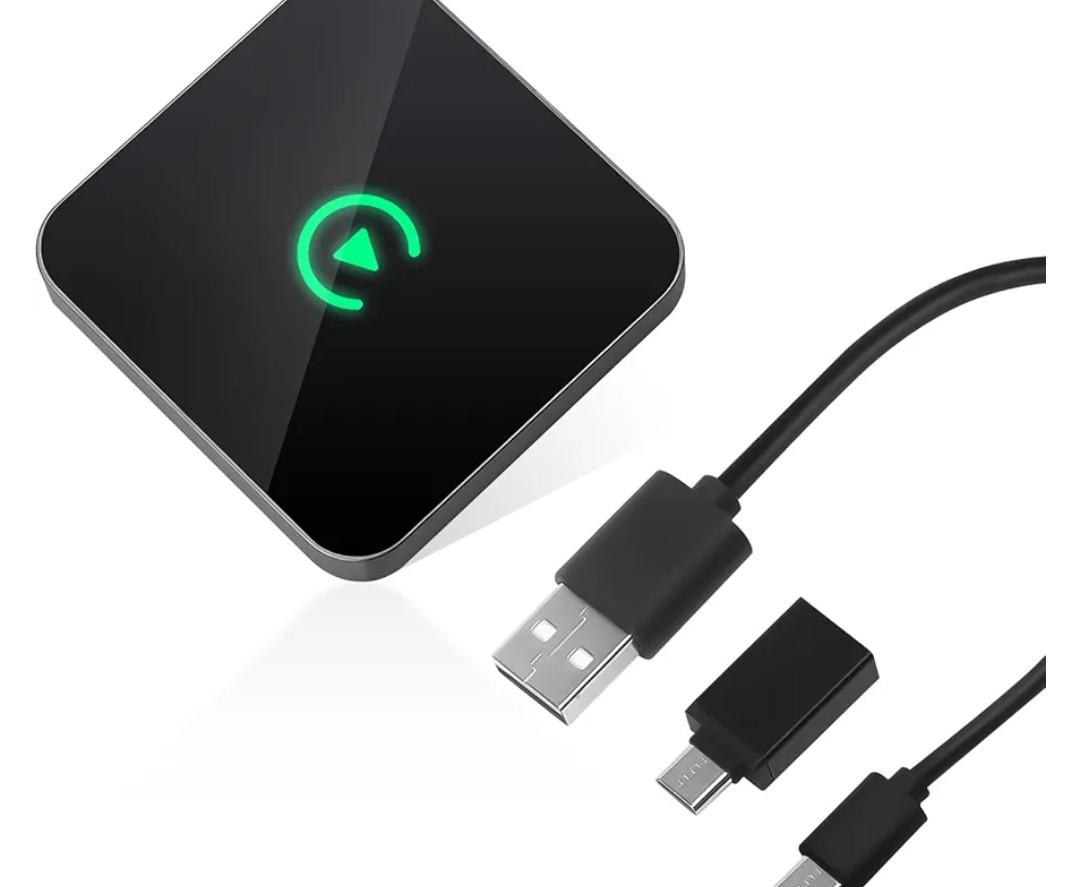 Wireless CarPlay Adapter,Convert OEM Wired to Wireless Car Play Dongle Fit for Cars 2015+ & for Apple iPhone iOS 10+,Innovative Seamless Control Plug & Play