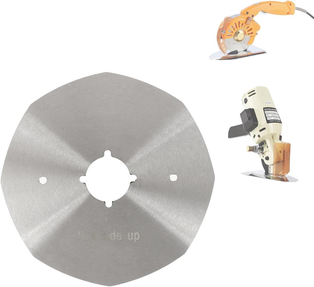 BEAMNOVA 100mm 4 Inch Replacement Blade Alloy Steel for Electric Fabric Cutter Industrial Cloth Cutter Machine Scissor for Quilting Sewing