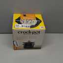 Crock-Pot 2-Quart Manual Slow Cooker, Feeds 2+ People, Great for Small Meals, Dips, & Sides; Removable Stoneware is Oven & Dishwasher Safe, Black