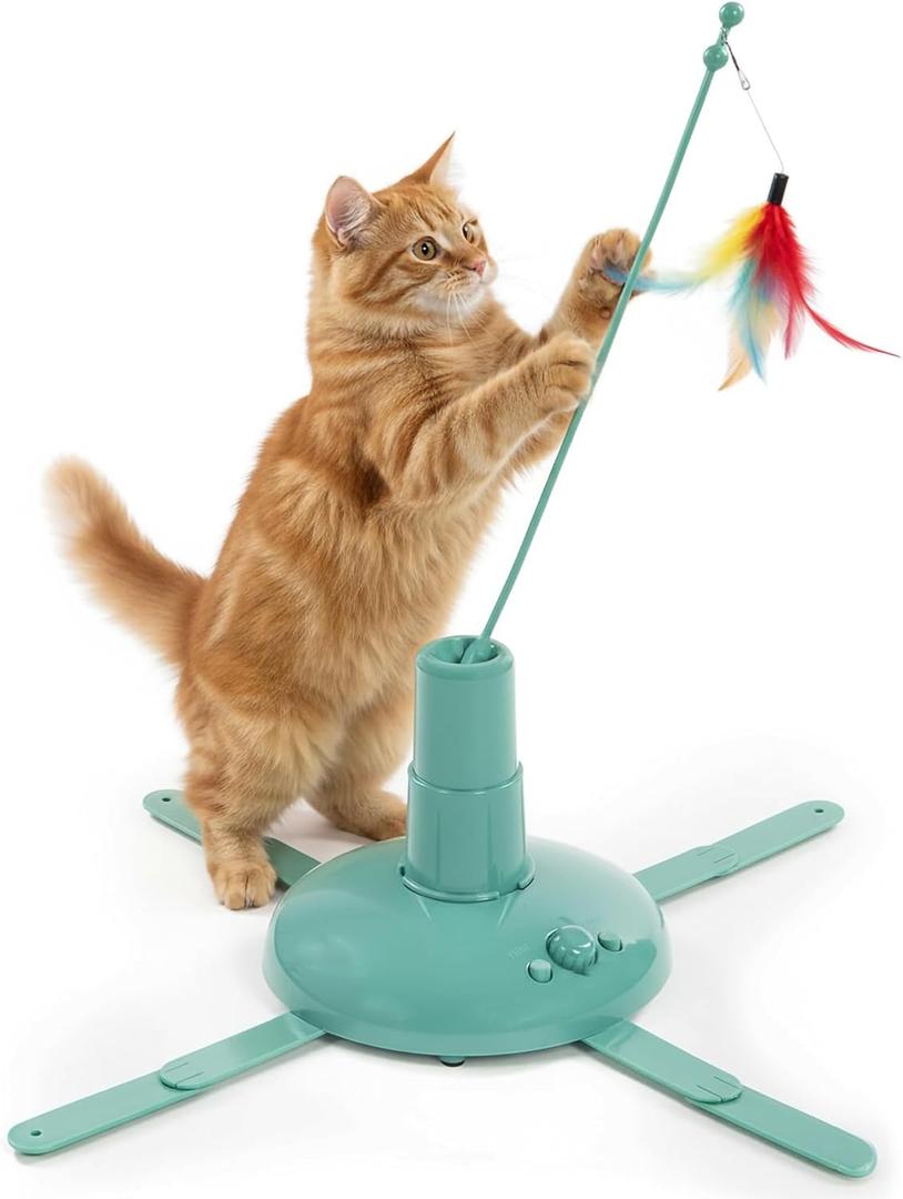 SmartyKat Electronic Motion/Moving Toys for Cats & Kittens, Battery Powered, Mimics Motion of Real Prey, Fun & Interactive Play - Multiple Styles