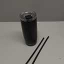 Simple Modern Travel Coffee Mug Tumbler with Flip Lid | Reusable Insulated Stainless Steel Cold Brew Iced Coffee Cup Thermos | Gifts for Women Men Him Her | Voyager Collection | 20oz | Midnight Black