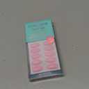 BTArtbox Press On Nails Almond - Pastel Baby Pink Short Press On Nails with Glue for Women, Opaque Soft Gel Glue On Nails in 16 Sizes - 32 Stick On Nails Kit, Bounce Kiss