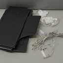 4FT Marquee Light Up Numbers, Black Giant Marquee Number Big Mosaic Number for 50th Birthday Party Decorations Backdrop Anniversary Decor, Pre-Cut Frame