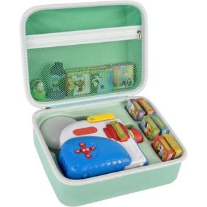 2 x Case Compatible with Little Tikes for Story Dream Machine Books Starter Set, Toys Protective Container for Little Tikes for Storytime Audio Play Real for Littles Character Collection (Box Only), Green