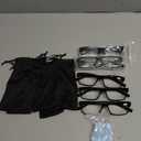 NORPERWIS Reading Glasses 5 Pairs Quality Readers Spring Hinge Glasses for Reading for Men and Women (5BLACK, 4.50)