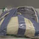 5-Piece Aesthetic Kawaii Backpack Set with Kawaii Pin and Pendants Accessories, Nylon Material | Durable & Adorable (Blue)